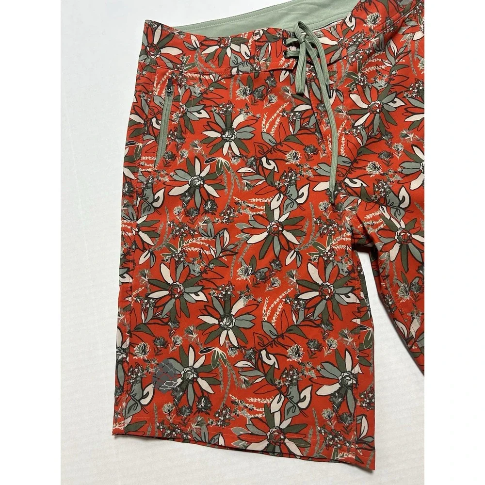 Stio Swim Trunks Men's Board Shorts Size 30x19 All Over Print UPF Outdoors EUC